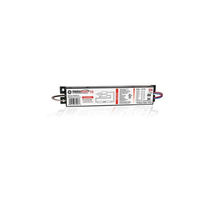 GE UltraStart GE132-MVPS-N - 75953 T8 Fluorescent Ballast