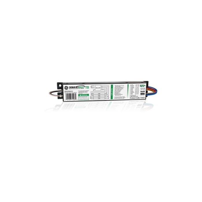 GE UltraMax GE432MAX-N+ - 71423 T8 Fluorescent Ballast
