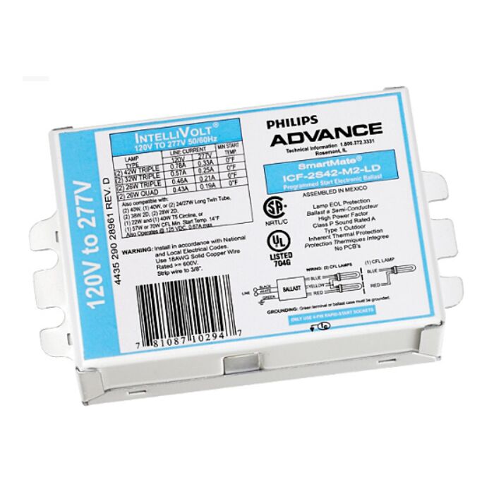 Advance Smartmate ICF-1D38-H1-LD 2D Fluorescent Electronic Ballast
