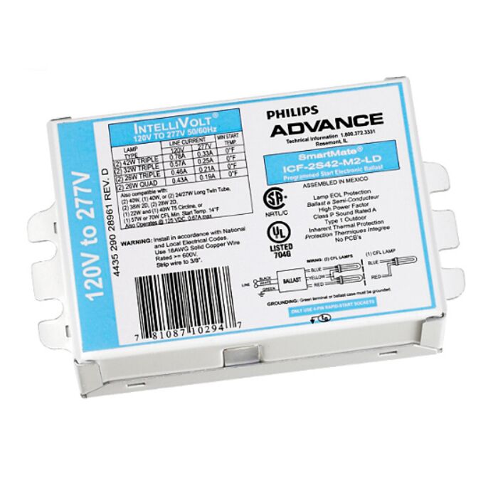 Advance Smartmate ICF-2S26-M1-BS-QS 4 Pin CFL Electronic Ballast - *DISCONTINUED*
