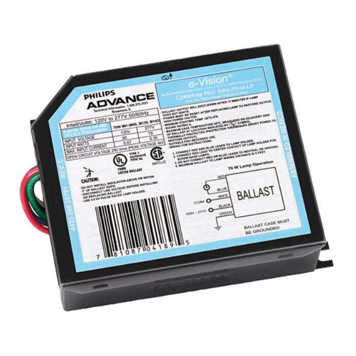 Advance e-Vision IMH-P39-G-BLS 39 Watt Electronic Metal Halide Ballast - *DISCONTINUED*