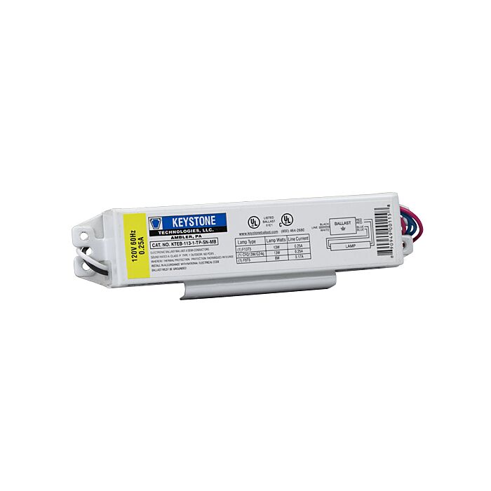 Keystone KTEB-113-1-TP-SN-MB T5 Undercabinet Electronic Ballast