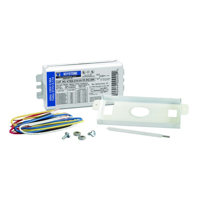 Keystone KTEB-218-UV-RS-DW-KIT Rapid Start Electronic Compact (CFL) Fluorescent Ballast