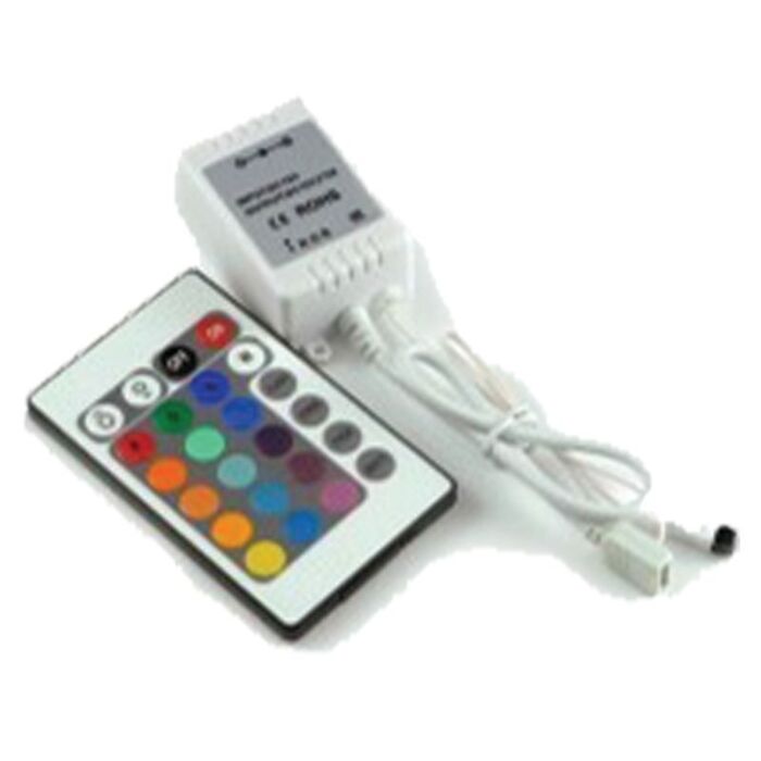 Westgate LEDR-CTRL-24K Rgb Controller, 24K Remote 30Ft
