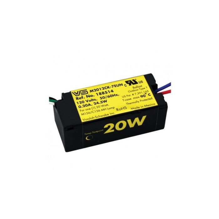 Vossloh Schwabe M2012CK-7EUN 20 Watt Electronic Metal Halide Ballast - *DISCONTINUED*