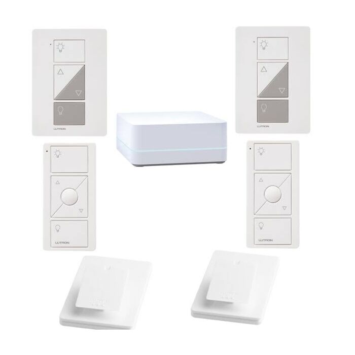 Lutron Caseta P-BDG-PKG2P Dimmer Kit for table and floor lamps - White