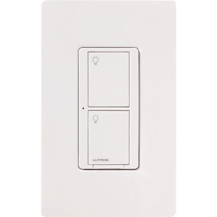 Lutron Caseta PD-5WS-DV-WH 120/277 5W Switch - White
