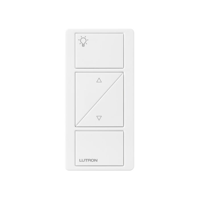 Lutron Pico PJ2‑2BRL‑GWH‑L01 2 Button Raise/Lower w/ Light Icons Wirelss Controller - White