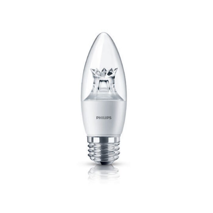 Philips 457192 LED B12 Bulb - 4.5B12/LED/827-22/E26/DIM - *DISCONTINUED* SEE the Possible Replacements Below