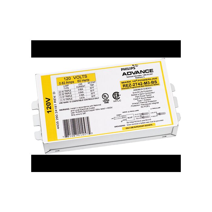 Advance Mark 10 REZ-2T42-M3-BS  CFL Electronic Dimming Ballast - *DISCONTINUED*
