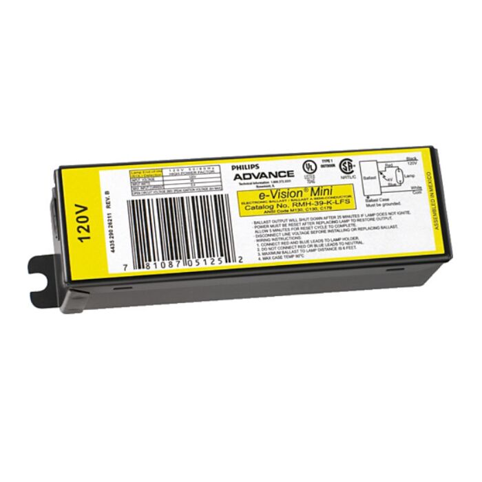 Advance e-Vision RMH-39-K-BLS 39 Watt Electronic Metal Halide Ballast - *DISCONTINUED*
