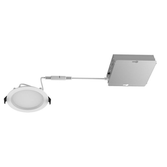 Westgate RSL4-BF-MCT5 120V 4\ Baffle Round Slim Panel Light"