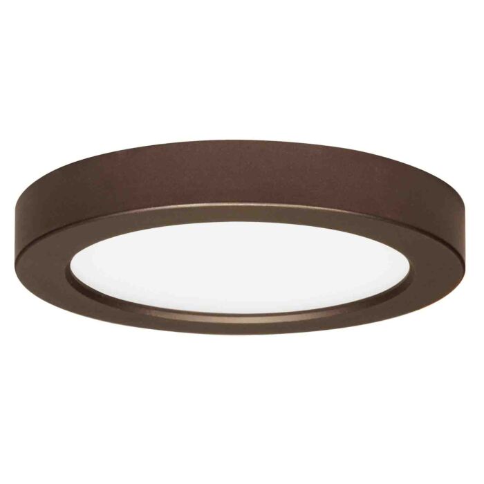 Satco 62-1712 Blink Pro - 11W; 7in; LED Fixture; CCT Selectable; Round Shape; Bronze Finish; 120V