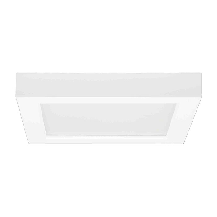Satco S21511 13.5W/LED/7"FLUSH/40K/SQ/WH *DISCONTINUED*