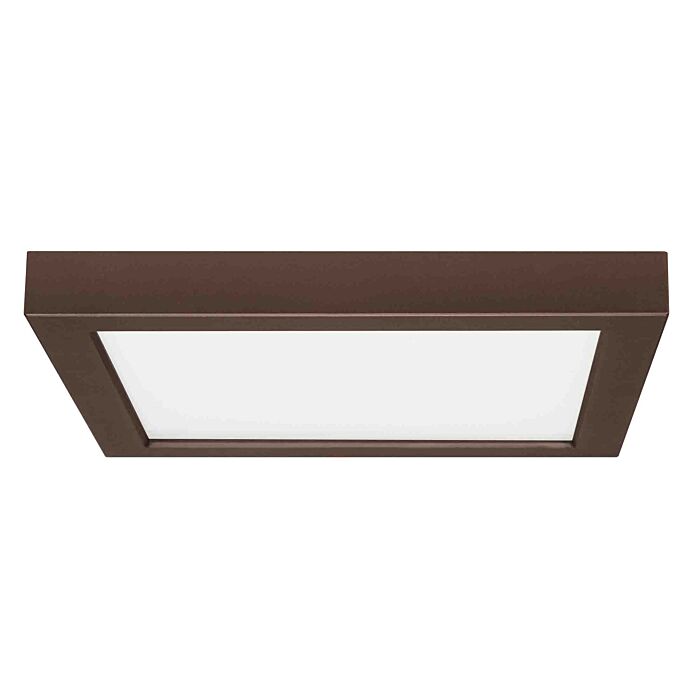 Satco 62-1726 Blink Pro - 13W; 9in; LED Fixture; CCT Selectable; Square Shape; Bronze Finish; 120V