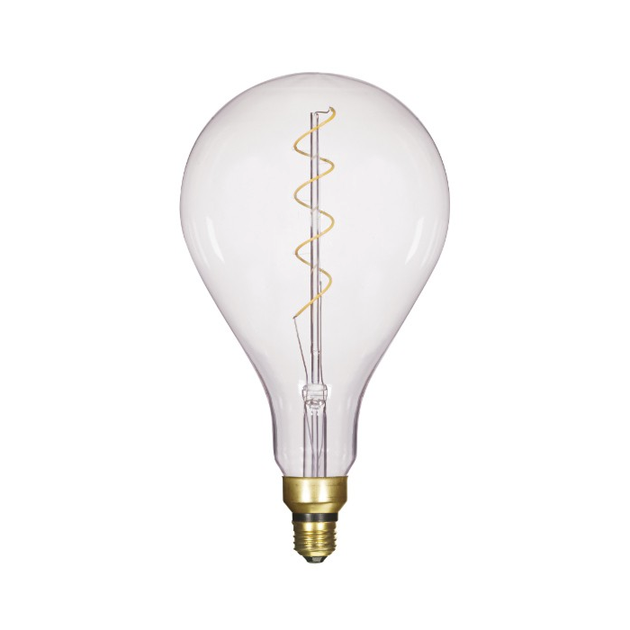 Satco S22433 LED PS52 Bulb - 4PS52/LED/CLEAR/E26/VINTAGE/120V