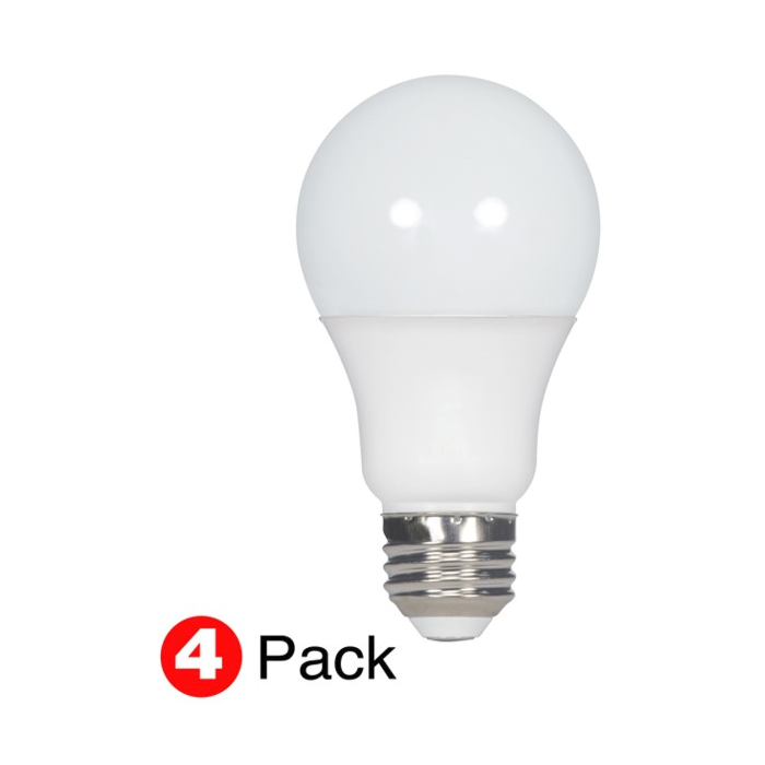 Satco S28770 LED A19 Bulb - 11.5A19/LED/50K/ND/120V/4PK
