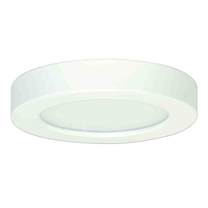 Satco S29320 10.5W/LED/5.5"FLUSH/27K/RD/WH - *DISCONTINUED*