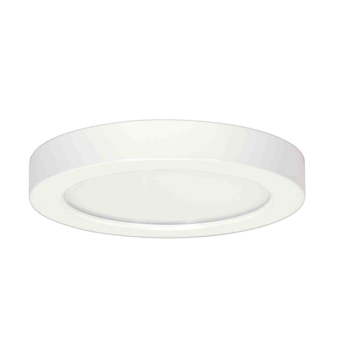 Satco 62-1728 Blink Pro - 13W; 9in; LED Fixture; 3000K; Round Shape; White Finish; 120V/277V; 0-10V Dimming