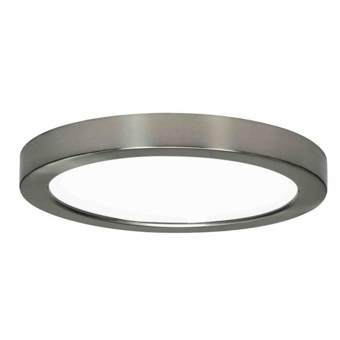 Satco S29379 - 18.5W/LED/9"FLUSH/30K/RD/BN 9" Round Fixture, Brushed Nickel Finish, 120V