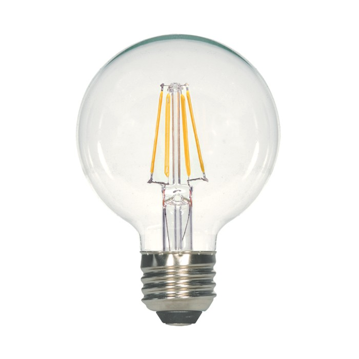 Satco S29563 LED G25 Bulb - 4.5G25/CL/LED/E26/27K/120V