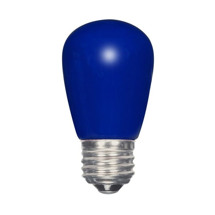 Satco S9172 LED S14 Bulb - 1.4W S14/BL/LED/120V/CD - Blue