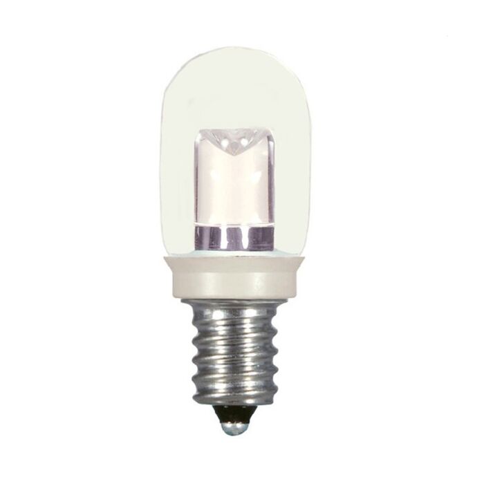 Satco S9177 LED T6 Bulb - Clear - 0.8W T6/CL/LED/120V/CD