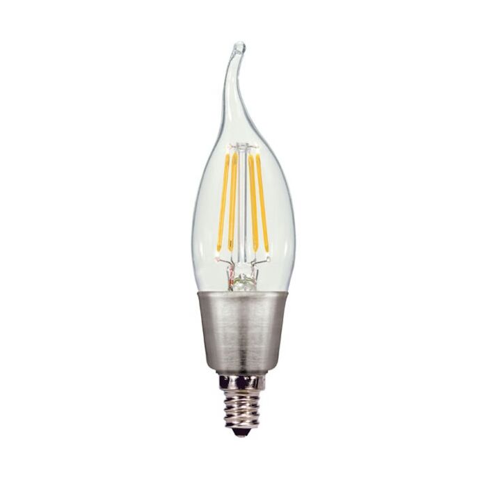*DISCONTINUED - New # S9574* Satco S9265 LED CA11 Bulb - 4.5W/CFC/LED/27K/120V
