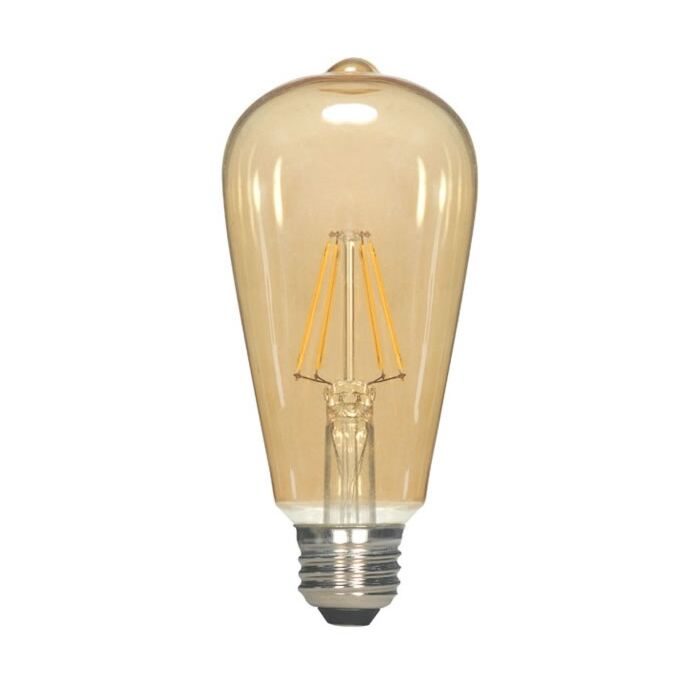 *DISCONTINUED - New # S9577* Satco S9270 LED ST19 Bulb - 2.5ST19/AMB/LED/E26/23K/120V