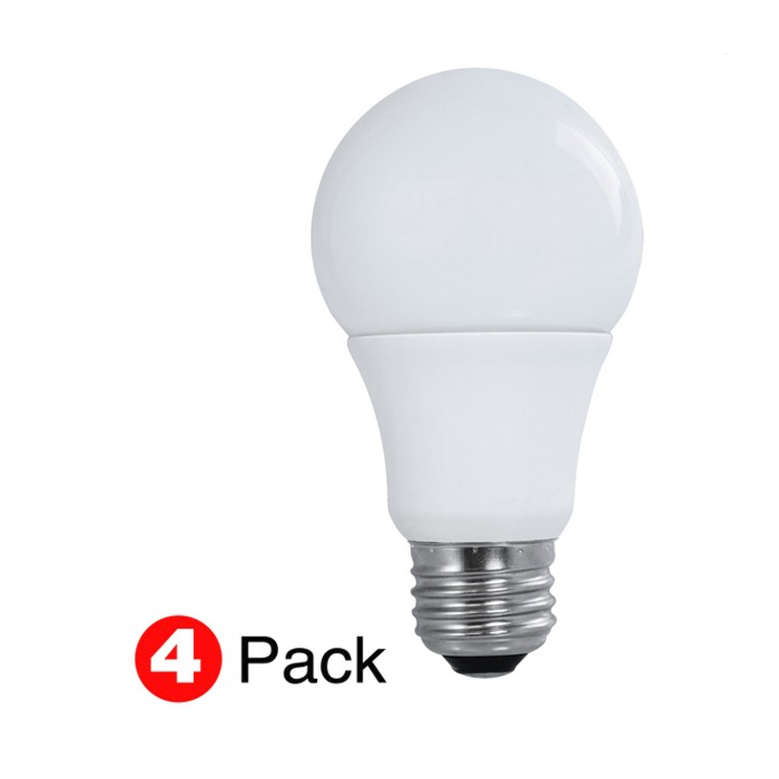 *DISCONTINUED - Limited Quantity* Satco S9558 10A19/LED/4000K/120V/4PK A19 Lamp