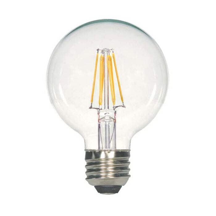 Satco S9566 LED G40 Bulb - 6.5G40/CL/LED/E26/27K/120V *DISCONTINUED*