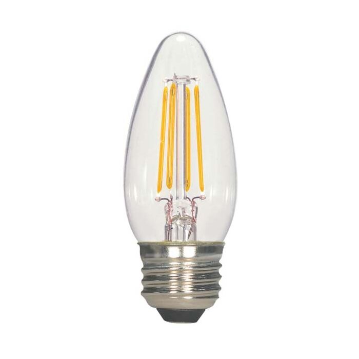 Satco S9567 LED C11 Bulb - 2.5W ETC/LED/27K/120V