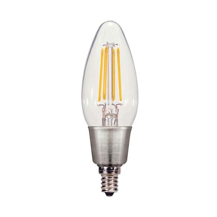 Satco S9568 LED C11 Bulb - 2.5W CTC/LED/27K/120V - *DISCONTINUED* SEE the S29920 as Possible Replacement