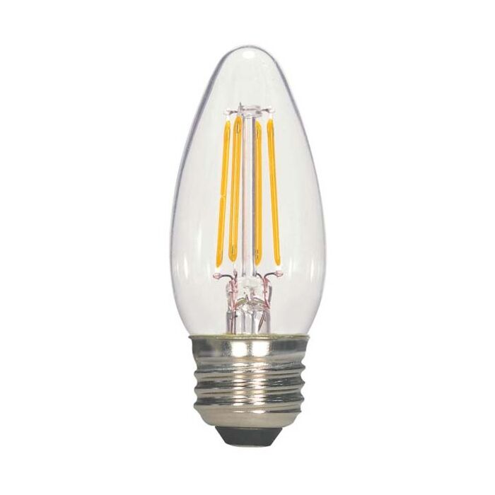 Satco S9569 LED C11 Bulb - 4.5W ETC/LED/27K/120V