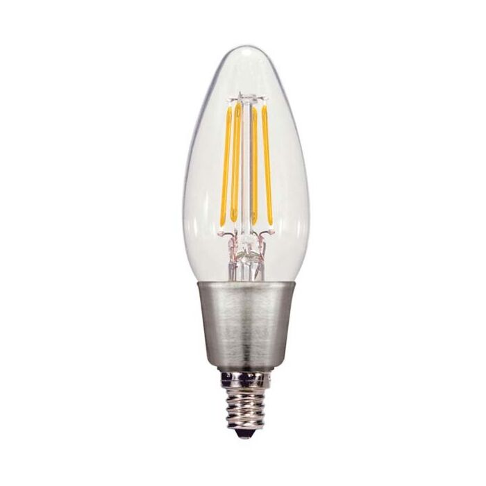 Satco S9570 LED C11 Bulb - 4.5W CTC/LED/27K/120V  *DISCONTINUED*
