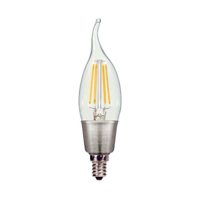 *DISCONTINUED* Satco S9923 LED CA11 Bulb - 3.5W CFC/LED/27K/CL/120V