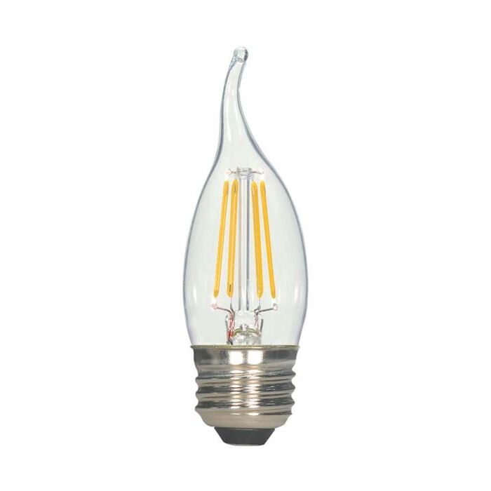 Satco S9573 LED CA11 Bulb - 4.5W EFC/LED/27K/120V