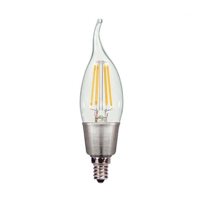 *DISCONTINUED* Satco S9574 LED CA11 Bulb - 4.5W CFC/LED/27K/120V
