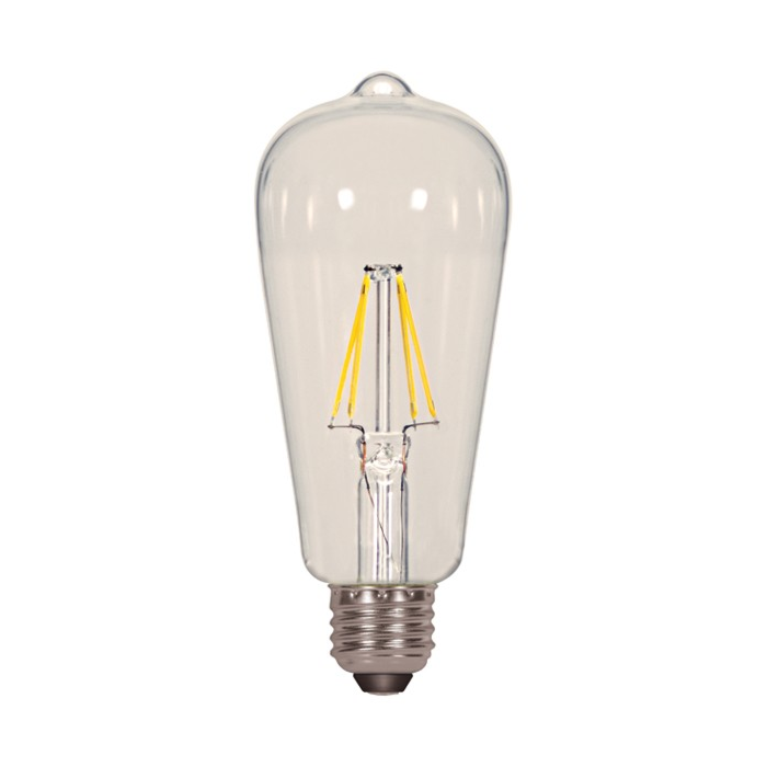Satco S9581 LED ST19 Bulb - 6.5ST19/CL/LED/E26/27K/120V *DISCONTINUED*