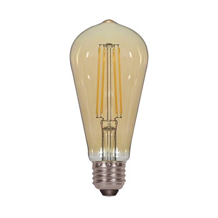 Satco S9585 LED ST19 Bulb - 4.5ST19/AMB/LED/E26/20K/120V