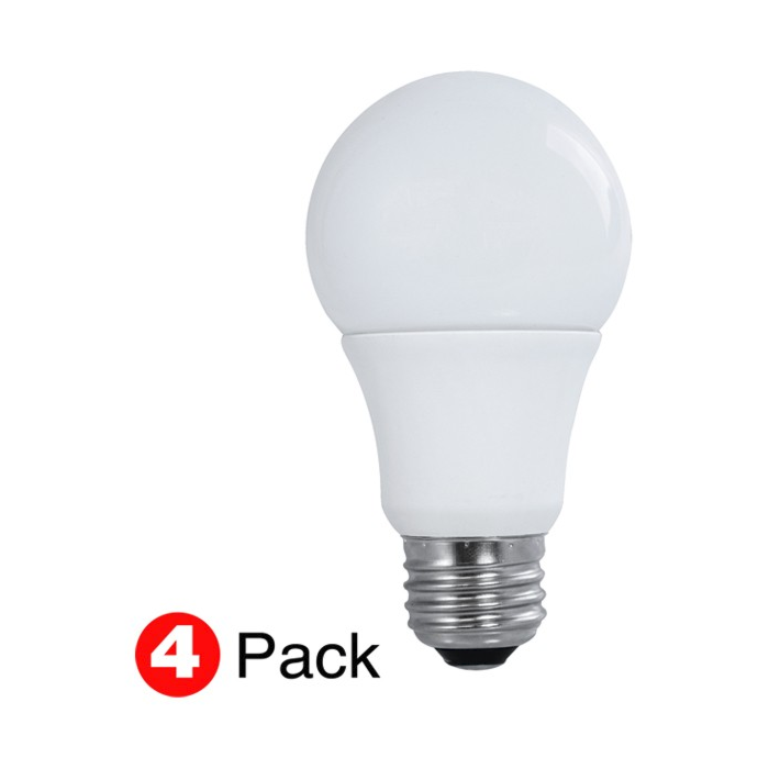 *DISCONTINUED* Satco S9589 10A19/LED/3000K/120V/4PK A19 Lamp