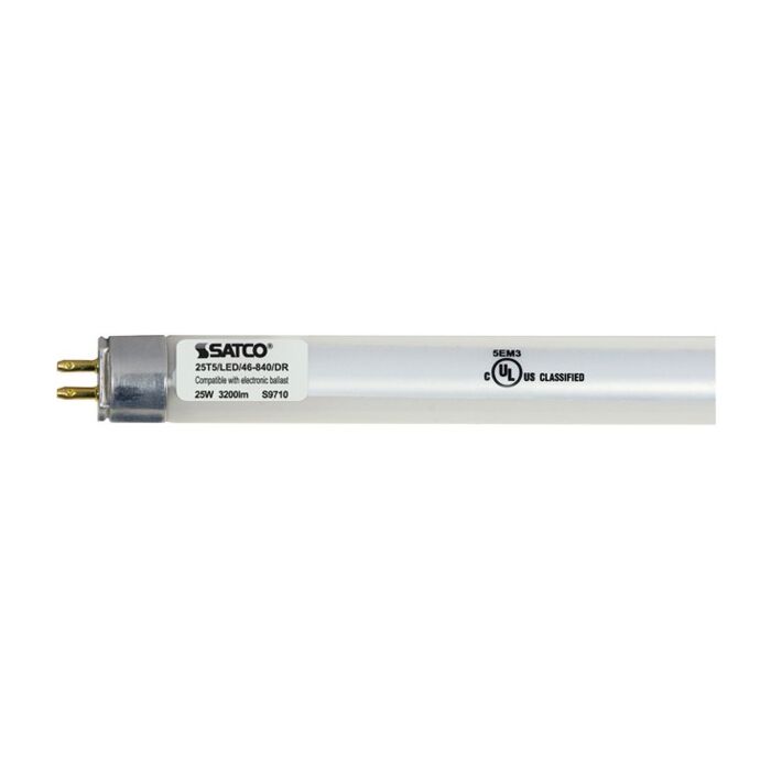  Satco S9710 LED T5 Bulb - 25T5/LED/46-840/DR - Plug & Play *DISCONTINUED*