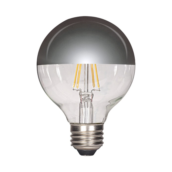 Satco S9828 LED G25 Bulb - 4.5G25/SLV/LED/E26/27K/120V 
