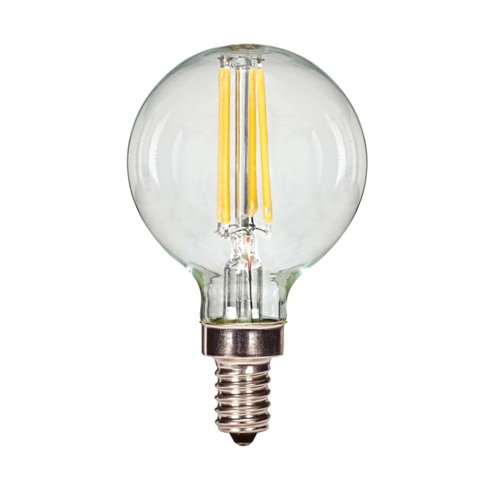 *DISCONTINUED* Satco S9871 LED G16 1/2 Bulb - 3.5G16.5/LED/CL/27K/120V
