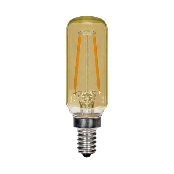 Satco S9873 LED T6 Bulb - 2.5T6/AMB/LED/E12/2K/120V