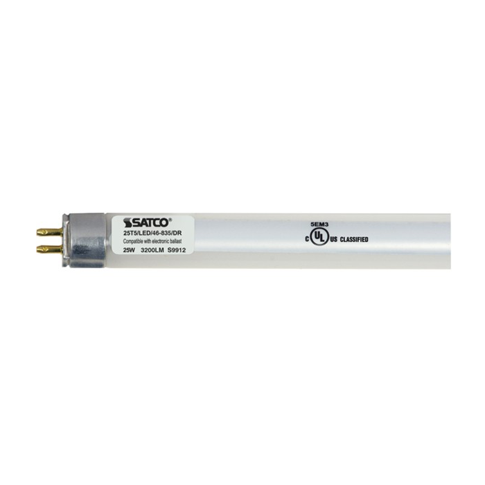  Satco S9911 25T5/LED/46-850/DR T5LED Lamp