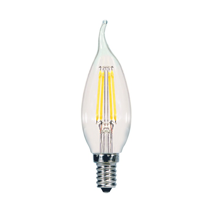 Satco S9963 LED CA11 Bulb - 5.5W CFC/LED/30K/CL/120V