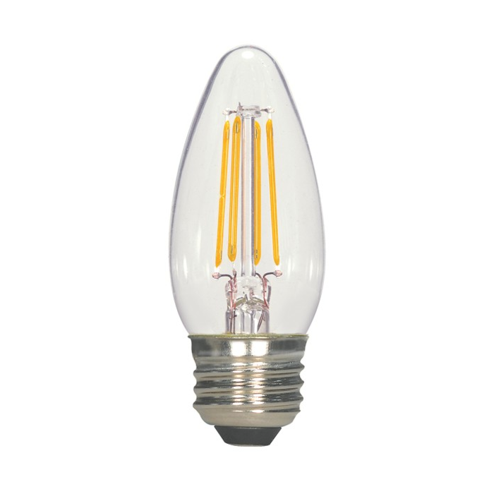 Satco S9964 LED C11 Bulb - 5.5W ETC/LED/27K/CL/120V *PHASE OUT - 1 UNIT REMAINS*