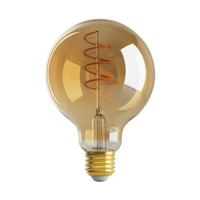 Satco S9968 LED G30 Bulb - 4G30/SPIRAL/LED/AMB/120V