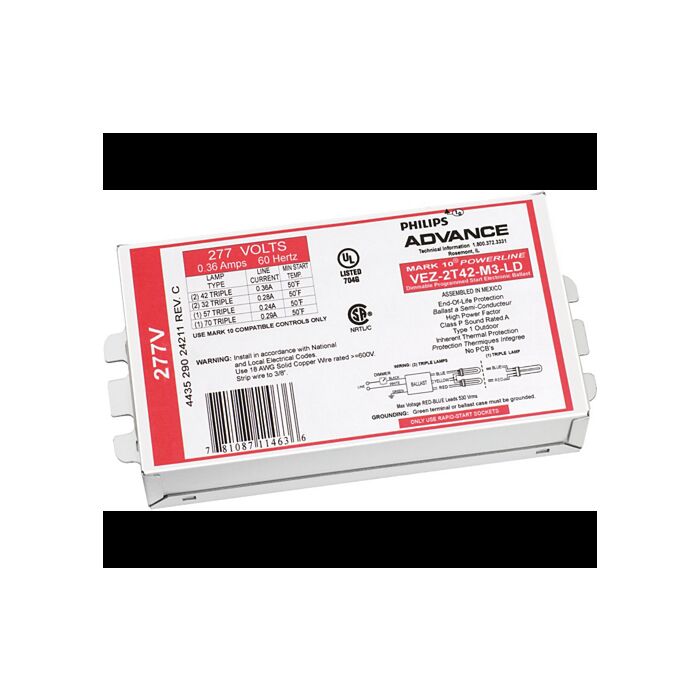 Advance Mark 10 VEZ-2Q26-M2-BS  CFL Electronic Dimming Ballast *DISCONTINUED*